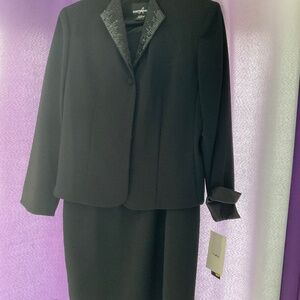 Black formal Sleeveless Dress With Sequin Coat